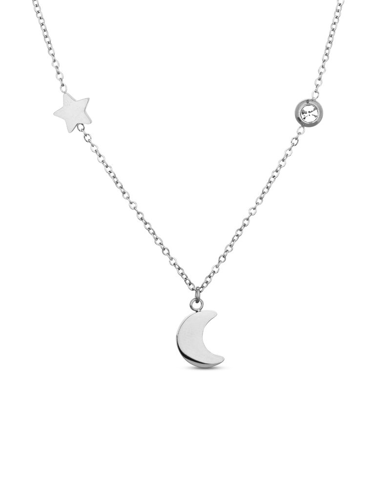 VUCH Infinity Silver Necklace