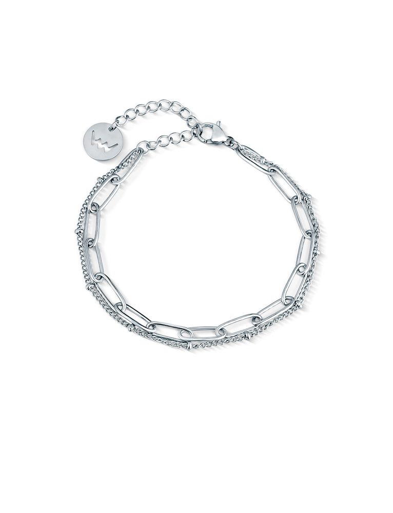VUCH Vovia Silver Bracelet