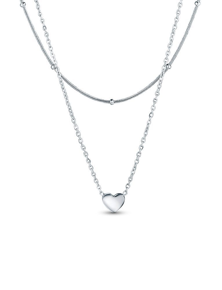 VUCH Detis Silver Necklace