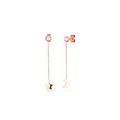 Infinity Rose Gold Earrings