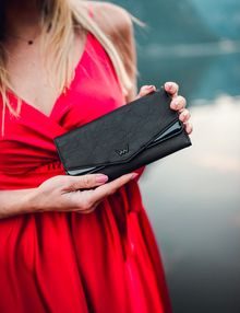 Joanna Leather Black