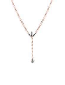 Krystel Rose Gold Necklace