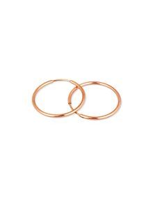 Infinity Rose Gold Earrings