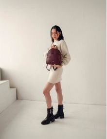 Nightie Nicci Intrecciato Wine Red