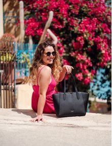 Joanna Leather Black