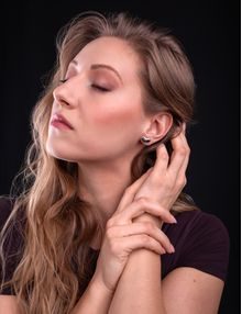 Floret Rose Gold Earrings