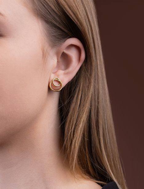 Kista Gold Earrings