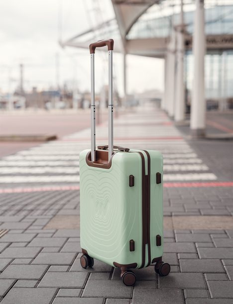 Precious Lime small travel suitcase