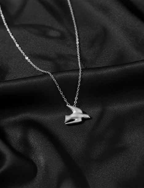 Dove Silver Necklace