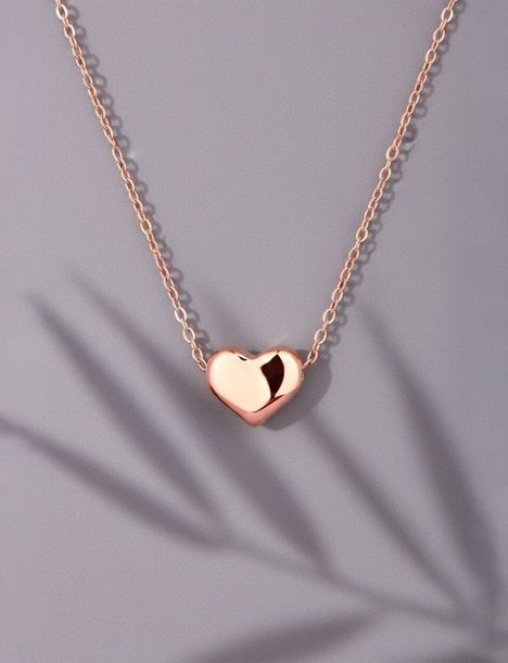 Deep Love Rose Gold Necklace