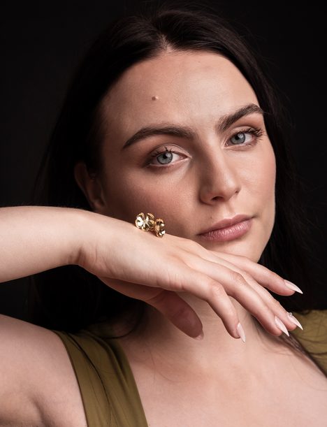 Floret Gold Earrings