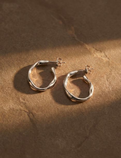 Jorrit Silver earrings