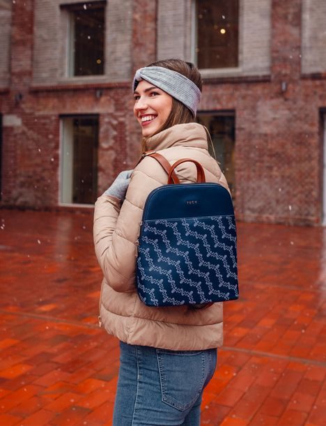 Filipa Monogram Blue