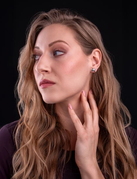 Nyxa Silver Earrings