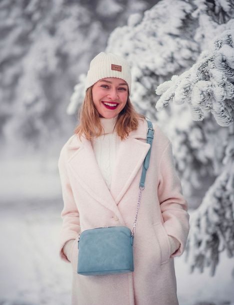 Fossy Mini Suede Blue