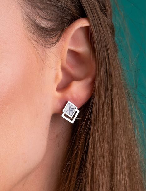 Miriss Silver earrings