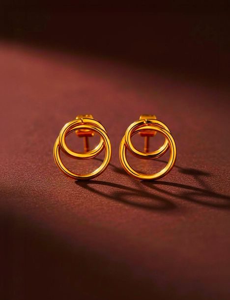 Kista Gold Earrings
