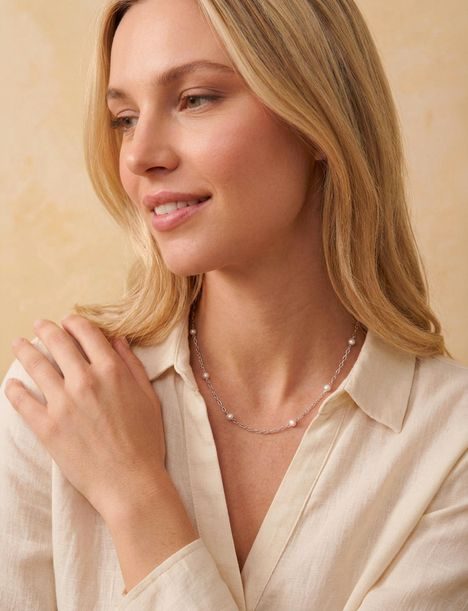 Necklace Kruwen Silver