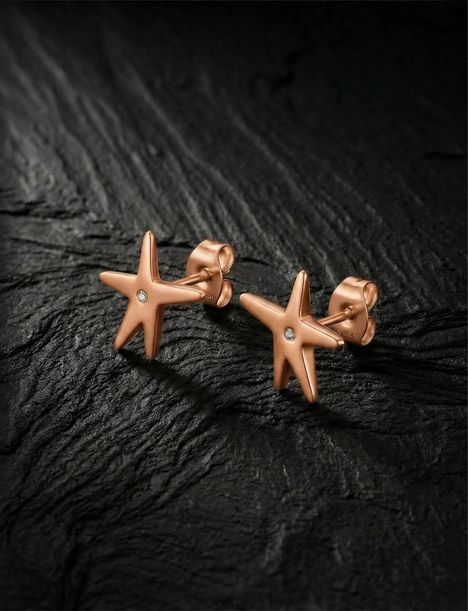 Nyxa Rose Gold Earrings