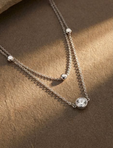 Elista Silver Necklace