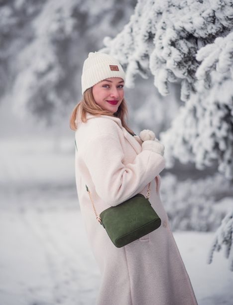 Fossy Mini Suede Green