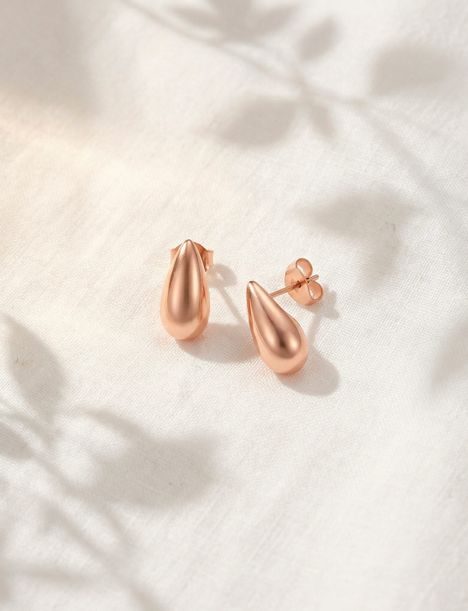 Lurea Rose Gold Earrings