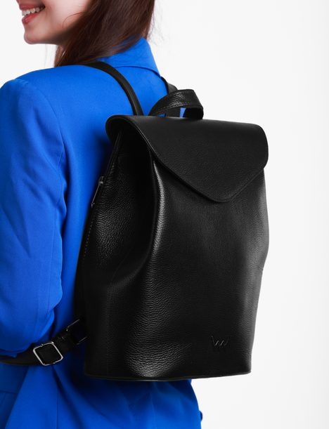 Joanna Leather Black