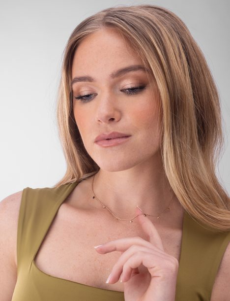 Saria Rose Gold Necklace