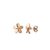 Fleurette Rosegold earrings