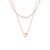 Detis Rose Gold Necklace