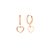 Earrings Glimmer Rose Gold