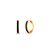 Gold Black Sara earrings