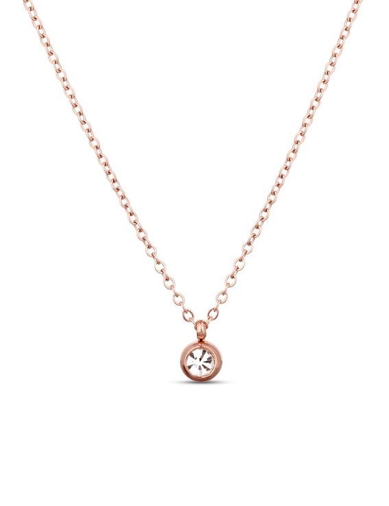 Gem Rose Gold Necklace