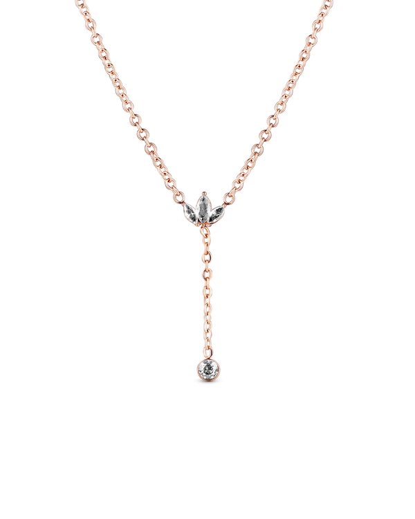 Krystel Rose Gold Necklace