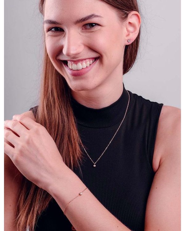 Gem Rose Gold Earrings