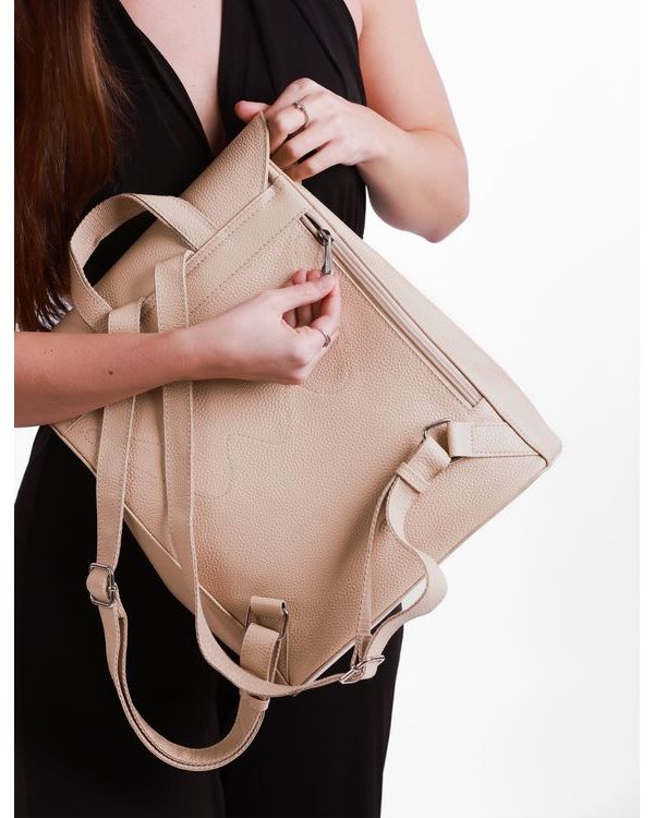 Joanna Leather Beige