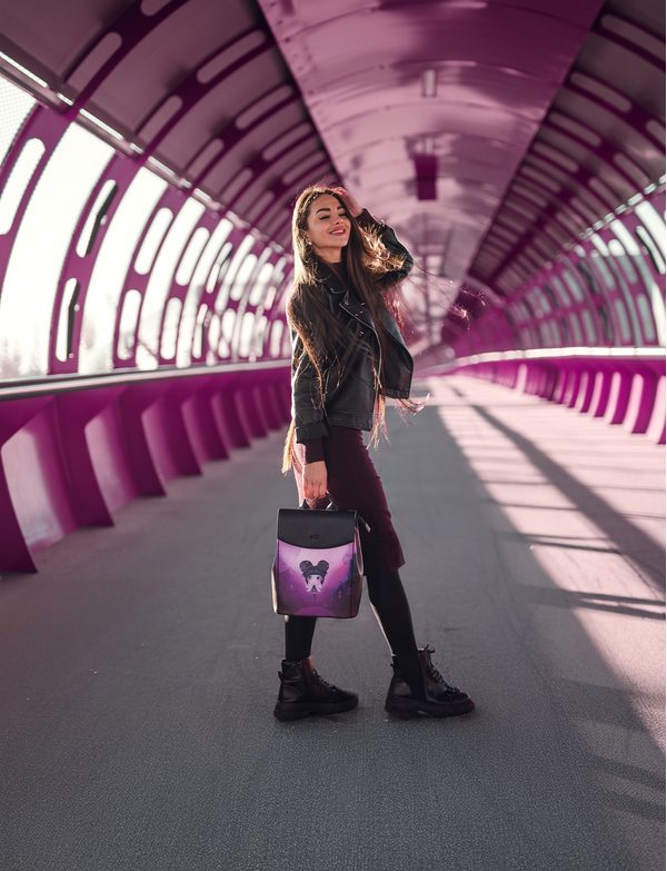 Vivian Rounded Flap Backpack