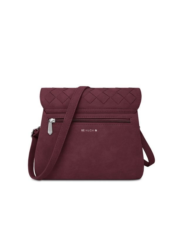 Byrsa Intrecciato Wine Red