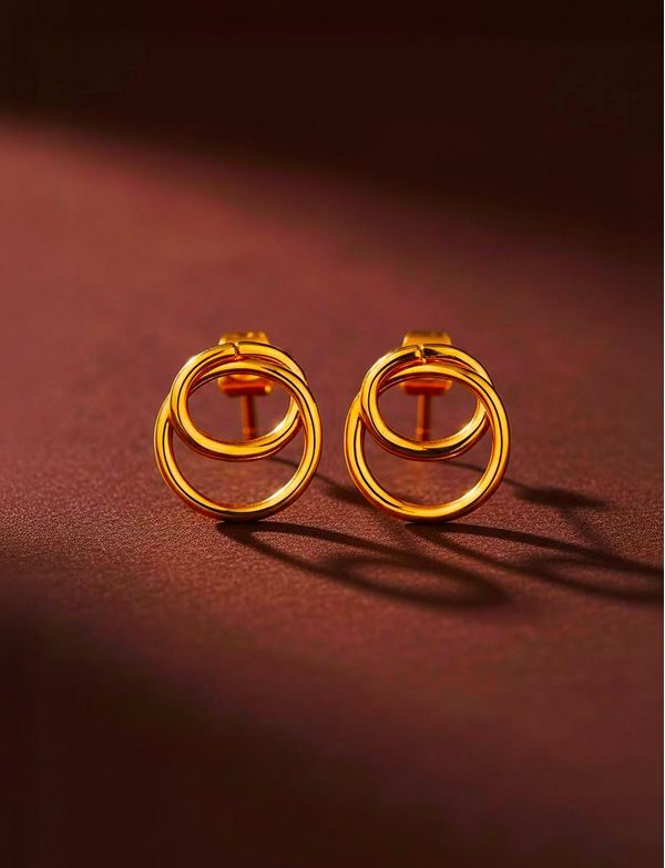 Kista Gold Earrings