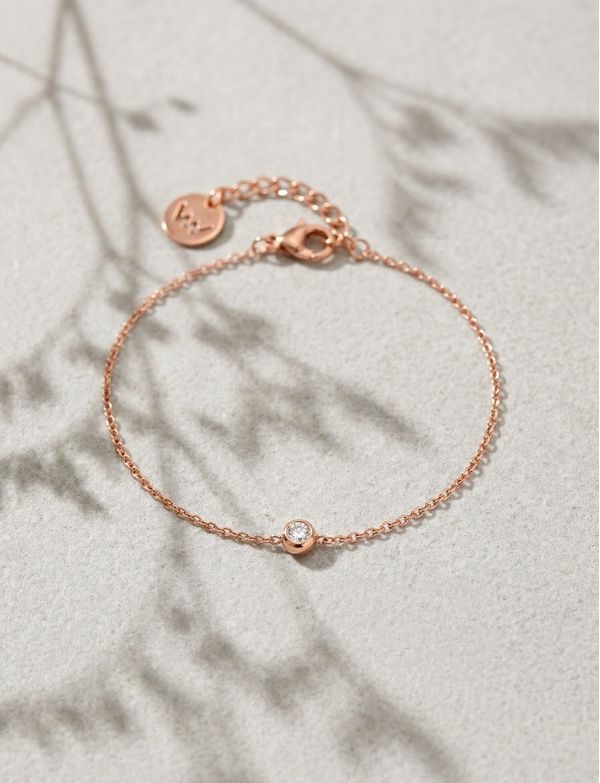 Gem Rose Gold Bracelet