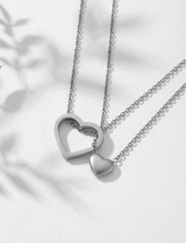 Claribel Silver Necklace