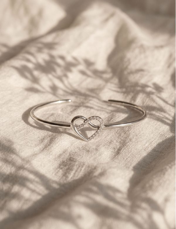Annie Heart Silver bracelet