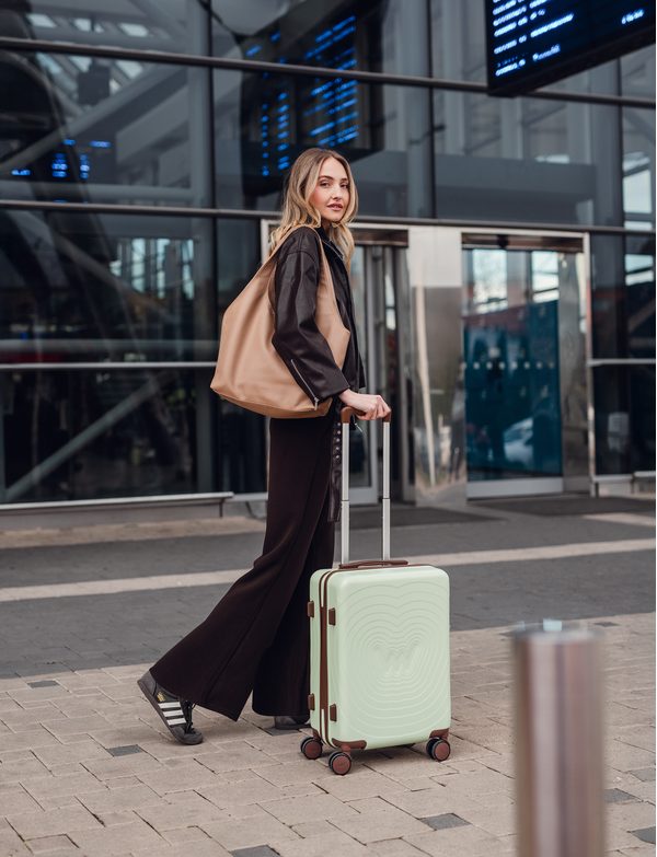 Precious Lime small travel suitcase