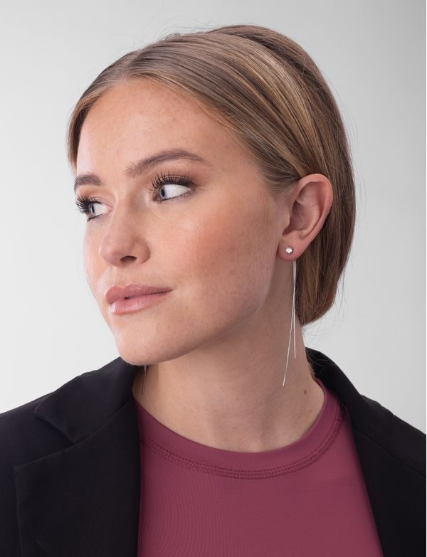 Bowy Silver Earrings