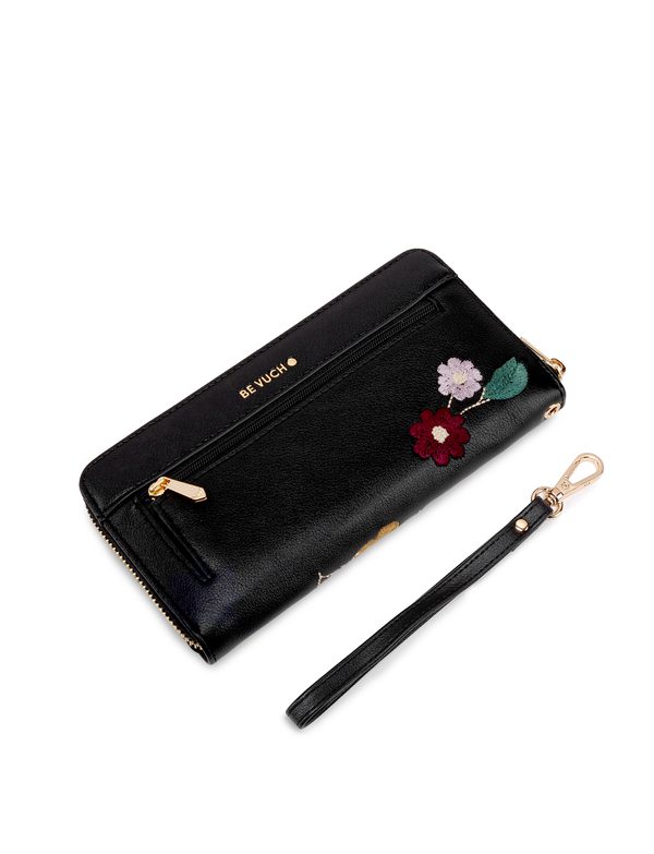 Nightie Nicci Flowers Black