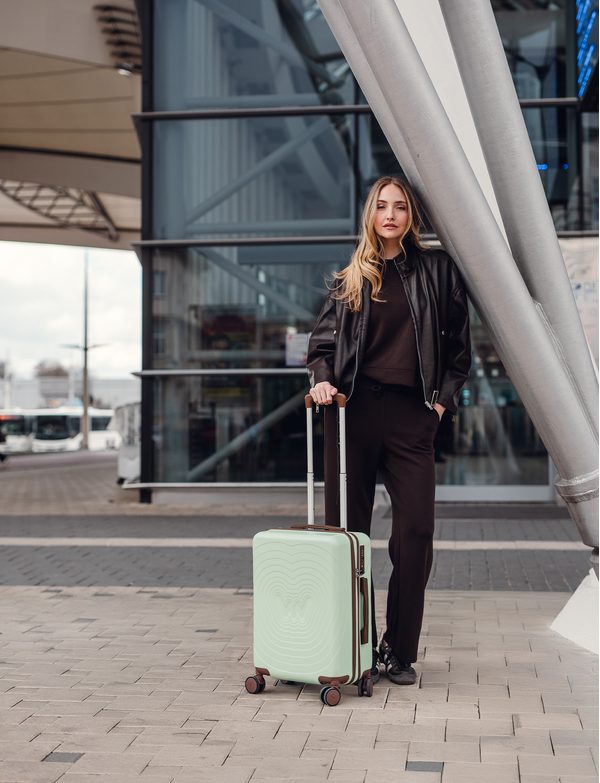 Precious Lime small travel suitcase