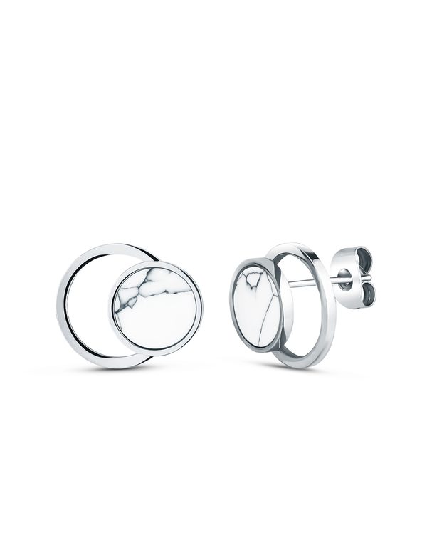 Hirea Silver earrings