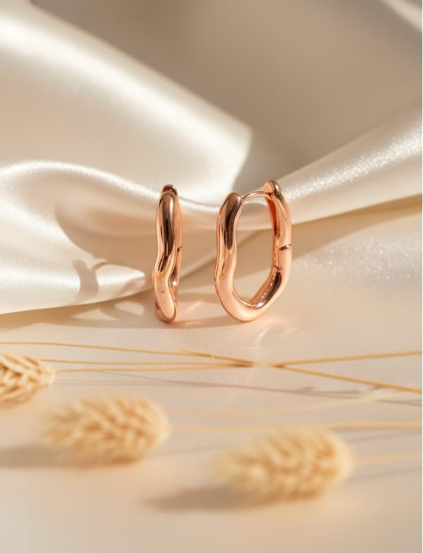 Lauvien Rose Gold Earrings