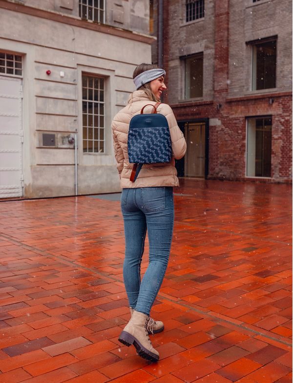 Filipa Monogram Blue