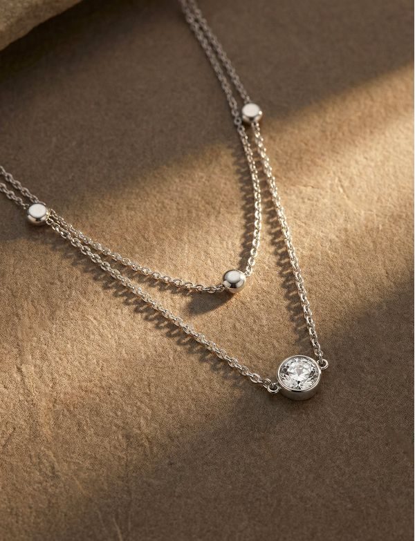 Elista Silver Necklace